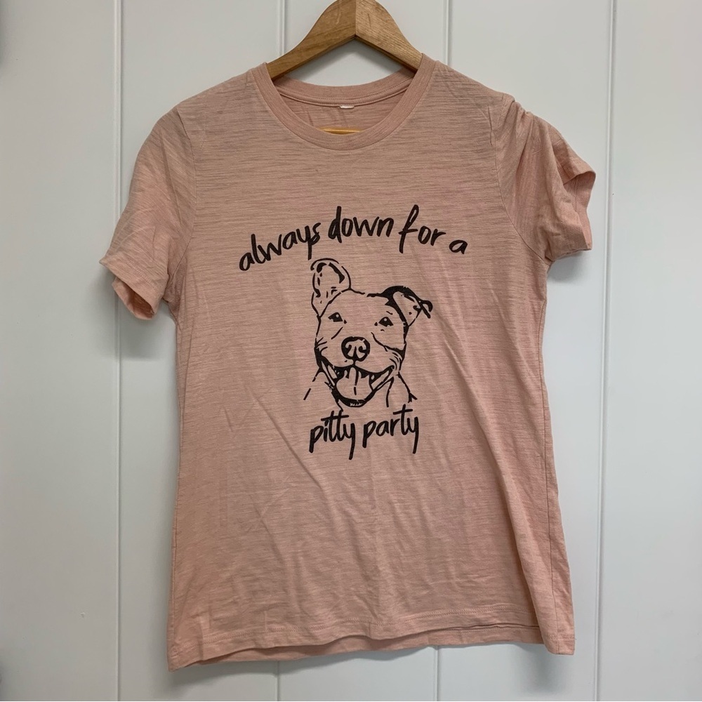 Pitty Party Pink Pitbull Tshirt